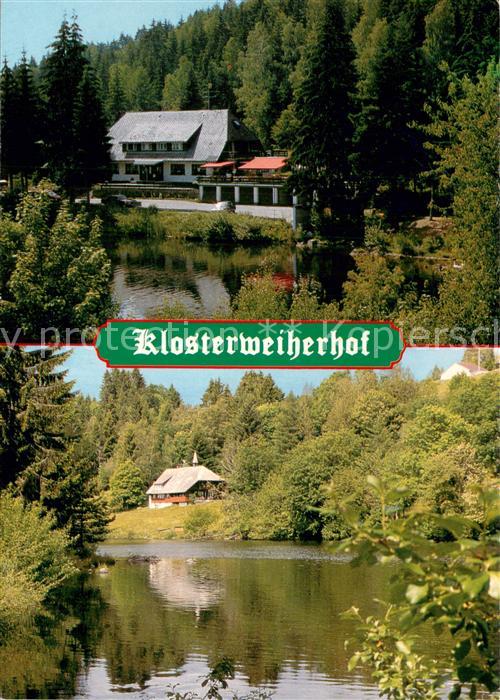 Dachsberg Suedschwarzwald Klosterweiherhof Cafe Restaurant