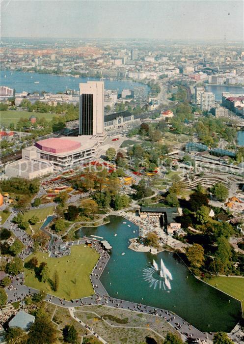 HAMBURG  CITY Blick vom Fernsehturm auf Congress Centrum und Alster