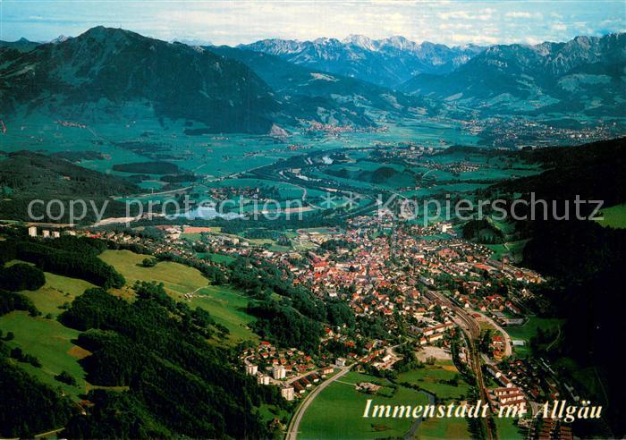 Immenstadt Allgaeu Fliegeraufnahme