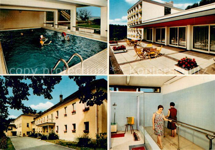Bad Kissingen Muetterkurheim Seehof Hallenbad Terrasse Wassertretanlage