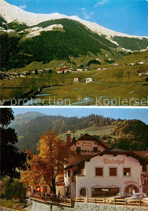 St Leonhard  San Leonardo Passeier IT Fliegeraufnahme Gasthof Tirolerhof Sonnenh