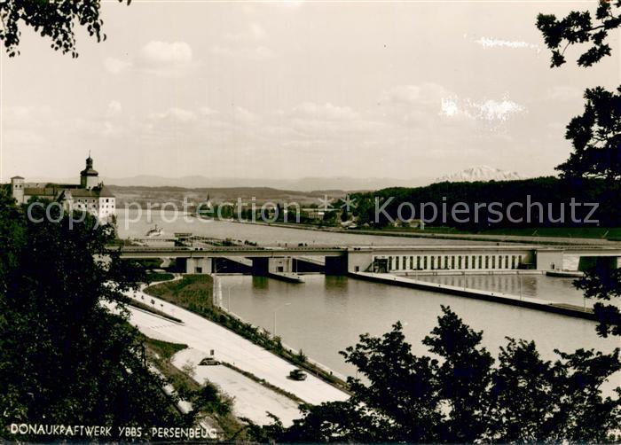 Persenbeug-Gottsdorf Donaukraftwerk Ybbs