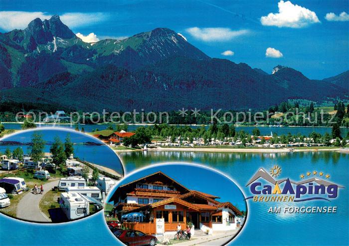 Schwangau Camping Brunnen am Forggensee Panorama