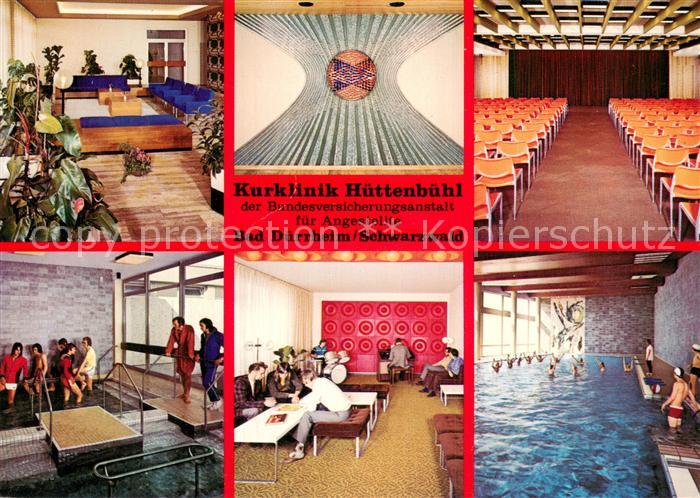 Bad Duerrheim Kurklinik Huettenbuehl Zimmer Speisesaal Hallenbad Wassertretanlag