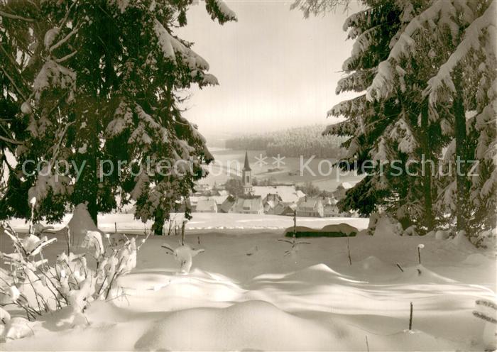 Schoenwald Schwarzwald Winterpanorama