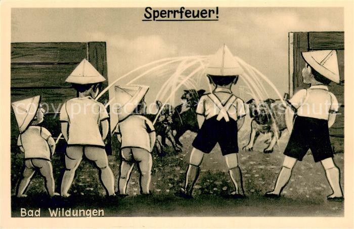 Bad Wildungen So wirkt das Wildunger Wasser Sperrfeuer Kuenstlerkarte