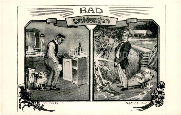 Bad Wildungen Wirkung des Wildunger Wassers vor der Kur und nach der Kur Kuenstl