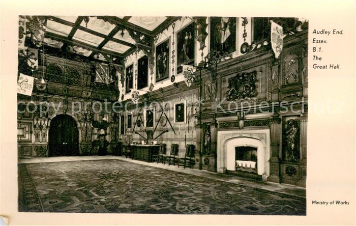 Audley End Saffron Walden UK The Great Hall Ministry of Works