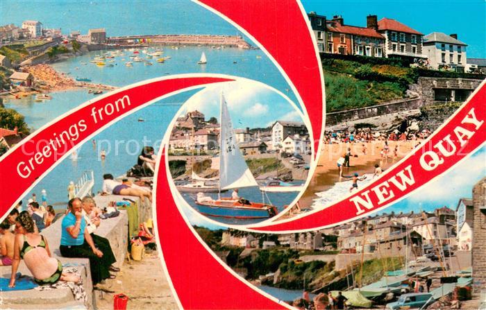 New Quay Coast Harbour Beach