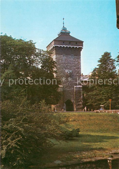 Krakow Krakau Brama Florianska XIV Jhdt. Floriantor