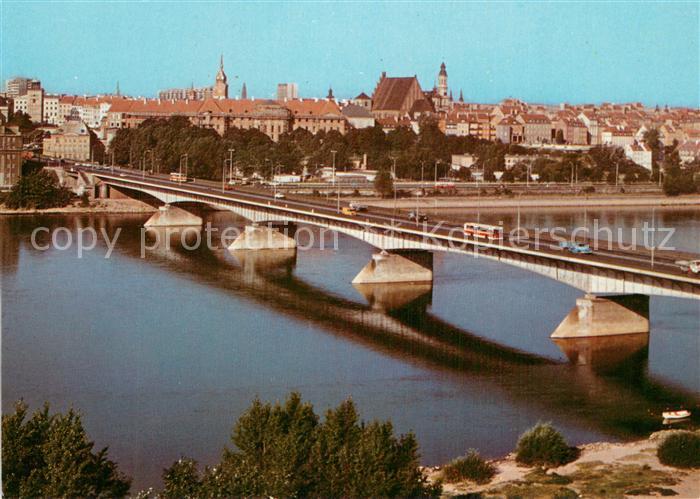 Warszawa Most Slasko Dabroski Weichsel Bruecke