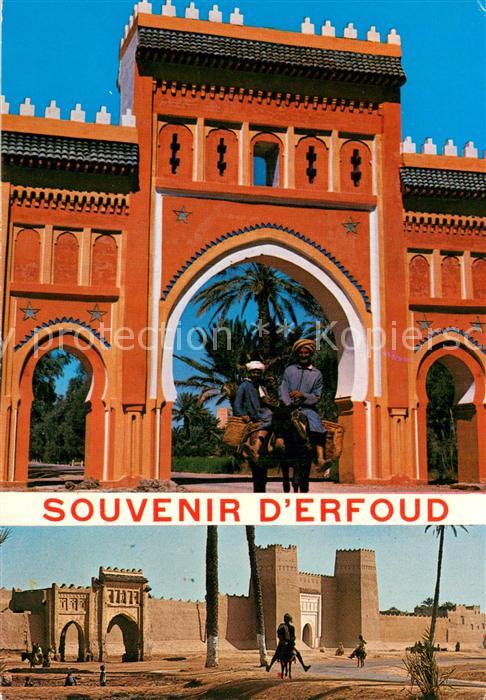 Erfoud Maroc Torbogen Stadtmauer