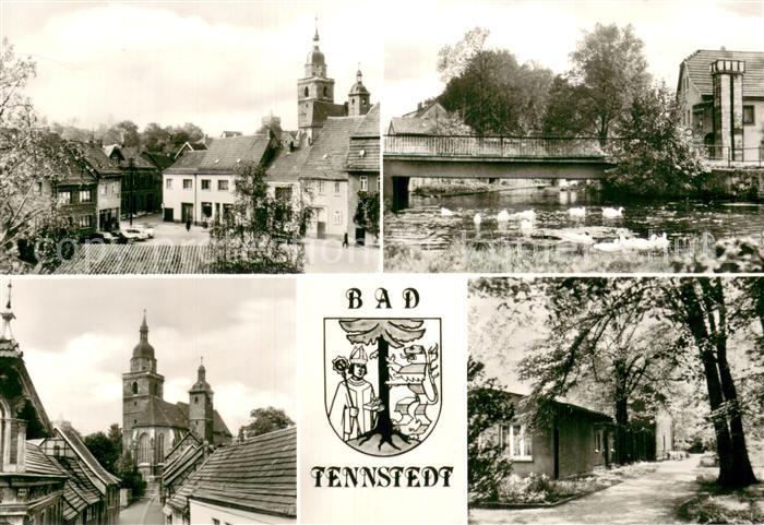 Bad Tennstedt Markt Brueckentor Kirche Badehaus Wappen