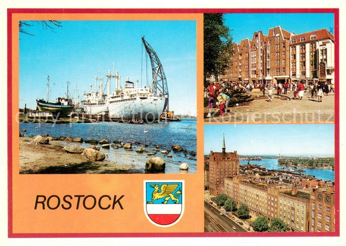 ROSTOCK  CITY Jugendtouristenhotel Traditionsschiff Typ Frieden Technisches Denk