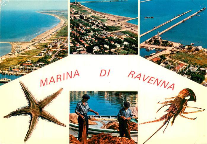 Ravenna Italia Panorama Bacino e Porto Canale Pescatori