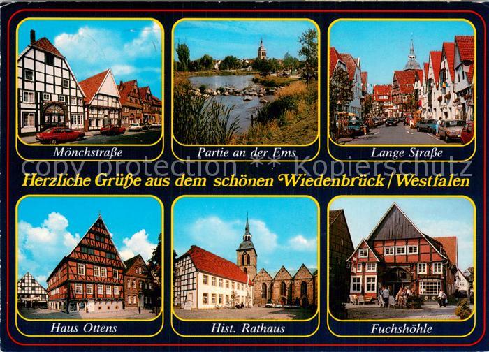 Wiedenbrueck Moenchestrasse Emspartie Lange Strasse Haus Ottens Hist Rathaus Fuc