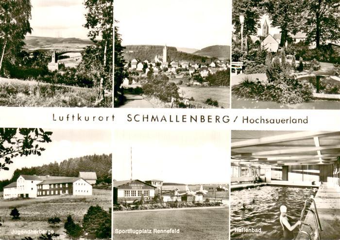 Schmallenberg Panorama Jugendherberge Sportflugplatz Rennefeld Hallenbad