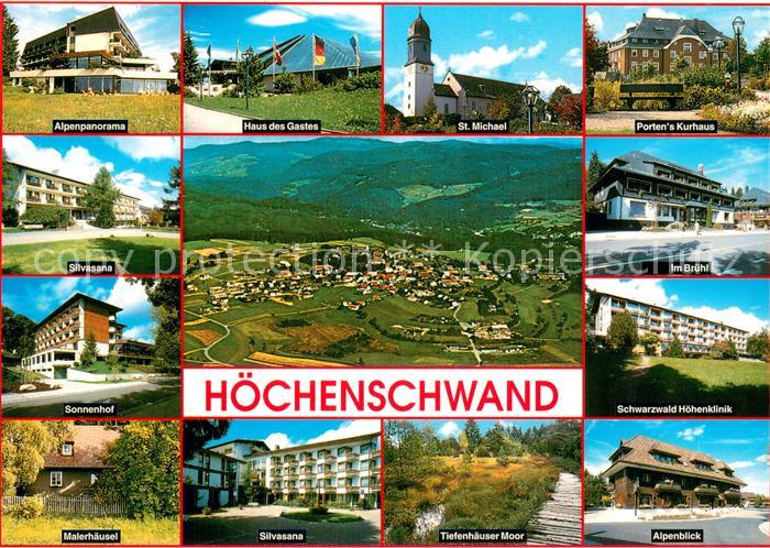 Hoechenschwand Schwarzwald BW Alpenpanorama Haus des Gastes St Michael Portens K