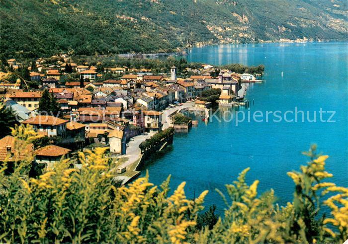 Cannobio Lago Maggiore TI Fliegeraufnahme