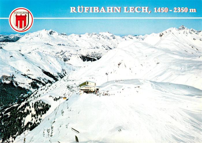 Lech Vorarlberg Ruefibahn Bergstation Fliegeraufnahme