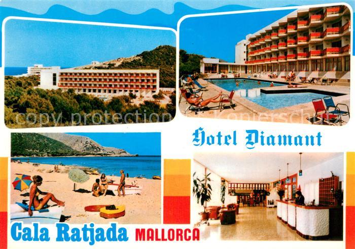 Cala Ratjada Mallorca Hotel Diamant Rezeption Pool Strand