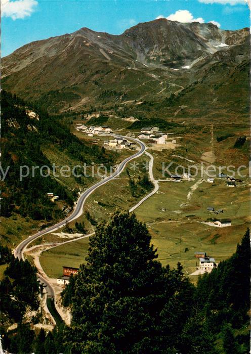 Obertauern AT Radstaedter Tauernstrasse Passhoehe mit Seekareck