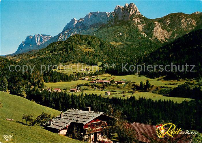 Reith Unken mit den Drei Bruedern Reiteralp Gebirge