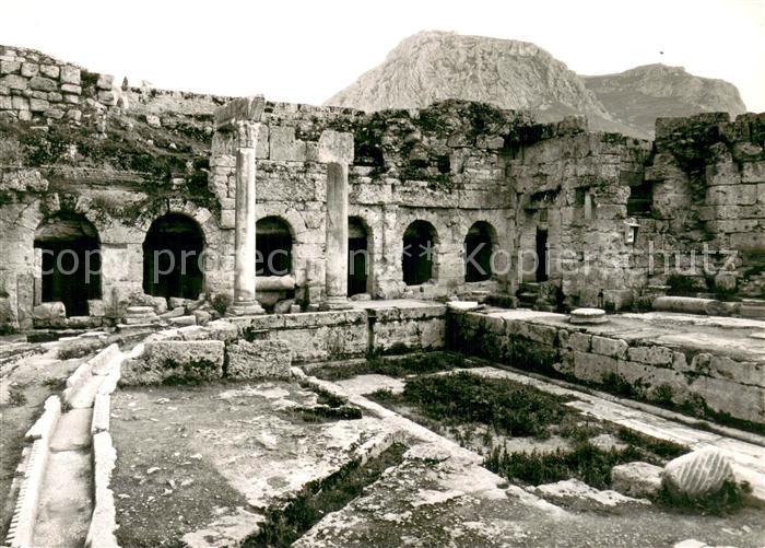 Corinth Corinthe Korinth Korinthia Greece The Peirene Spring Antike Staette