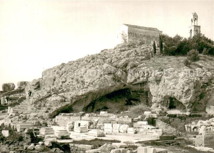 Eleusis Greece Grotte Ploutonion Antike Staette Kloster