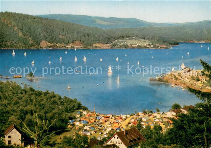 Woffelsbach Simmerath Panorama Campingplatz Rurtalsperre Segeln