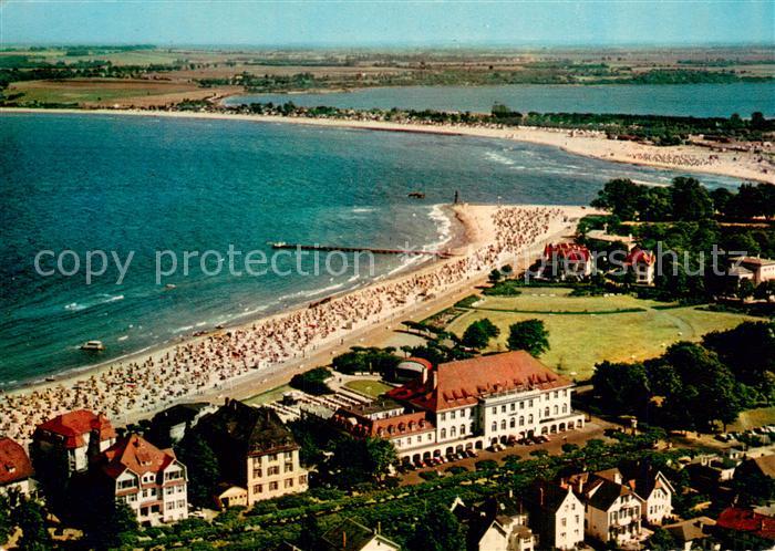 Travemuende Ostseebad Kuestenpanorama Strand Kurhotel