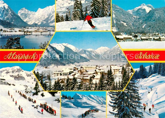 Maurach Achensee TiroL AT Winterpanorama Wintersport Alpen