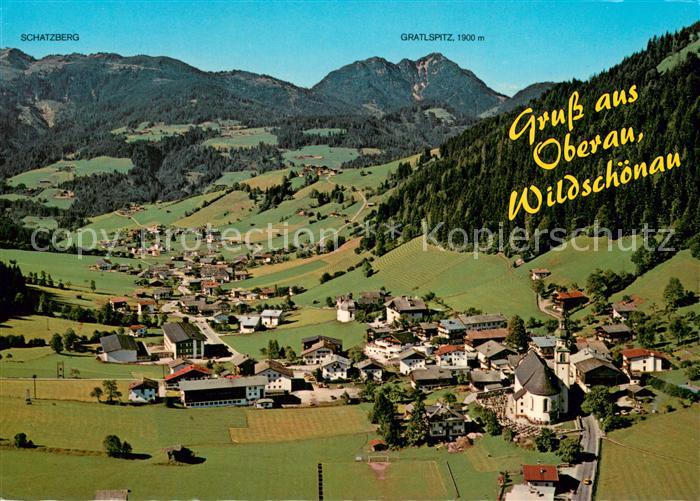 Oberau Wildschoenau Tirol Panorama Erholungs- und Urlaubsgebiet Alpen