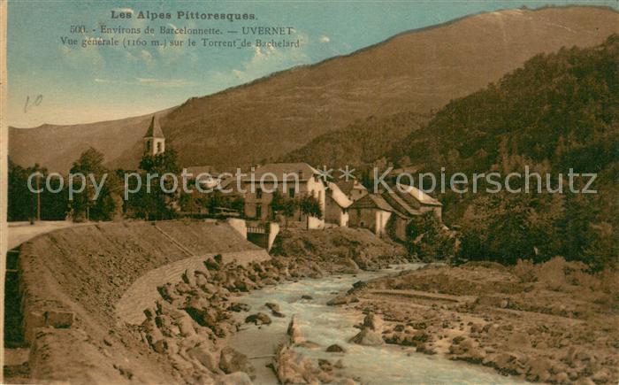 Uvernet-Fours 04 Vue generale sur le Torrent de Bachelard