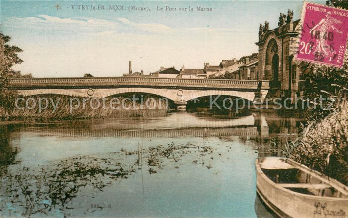 Vitry-le-Francois Le Pont sur la Marne
