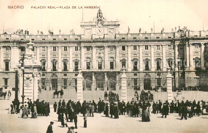 Madrid Spain Palacio Real Plaza de la Armeria