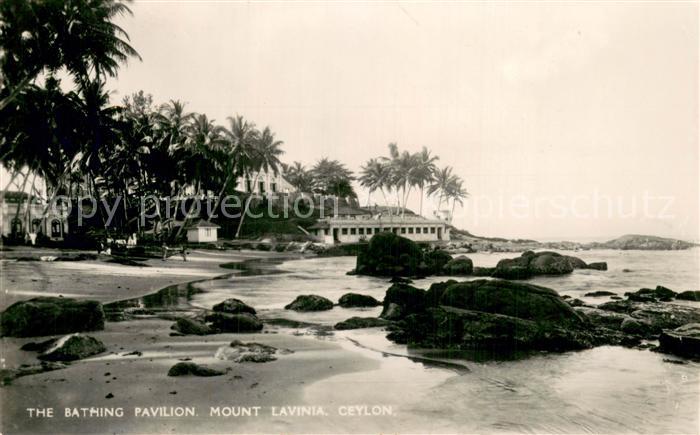 Colombo Ceylon Sri Lanka The Bathing Pavilion Mount Lavinia