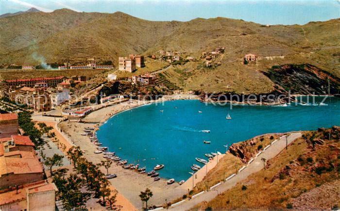 Port Bou Costa Brava ES Vista general de la playa