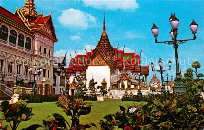 Bangkok Thailand The Royal Grand Palace Chakri and Dusit Maha Prasadh Throne Hal