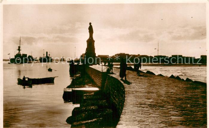 Port-Said Egypt seen from the Breakwater