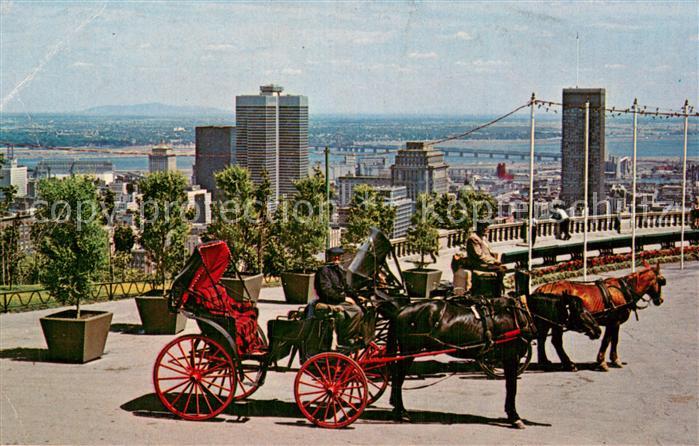 Montreal Quebec Des Caleches sur le Mont Royal