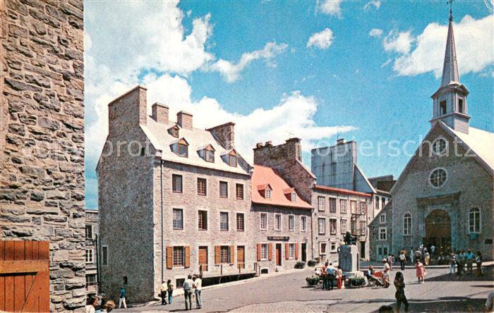 Quebec Canada La Place Royale Trois maisons Barbel Fornel et de la Compagnie des