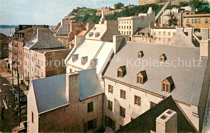 Quebec Canada Maisons A l’avent plan les maisons Le Ber et Charest avec leur pav