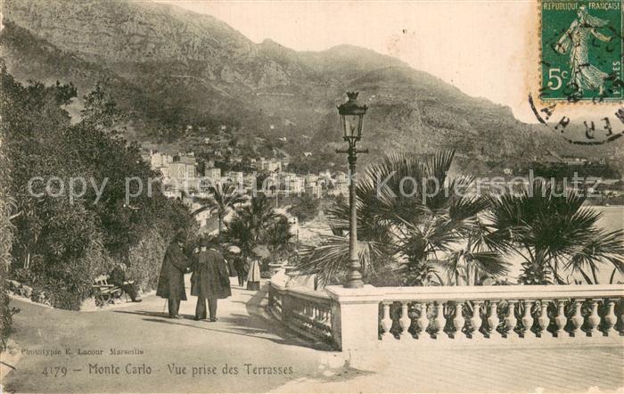Monte-Carlo Monaco Vue prise des Terrasses