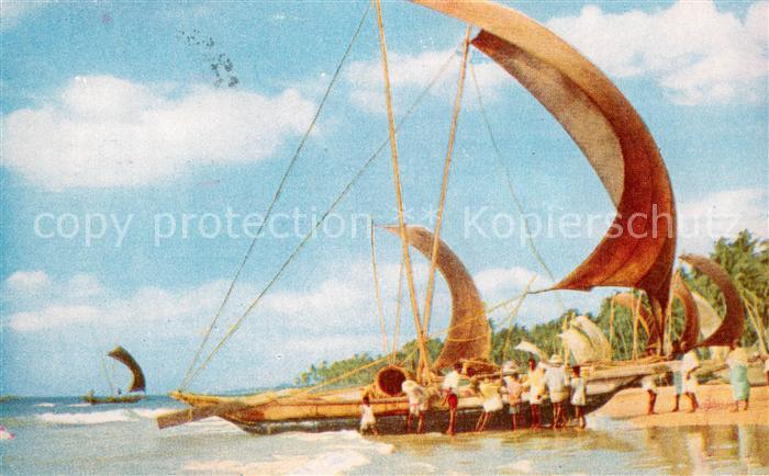 Ceylon  Sri Lanka Fishing Catamaran Boats