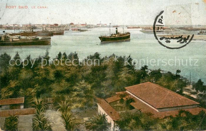Port-Said Egypt Le Canal
