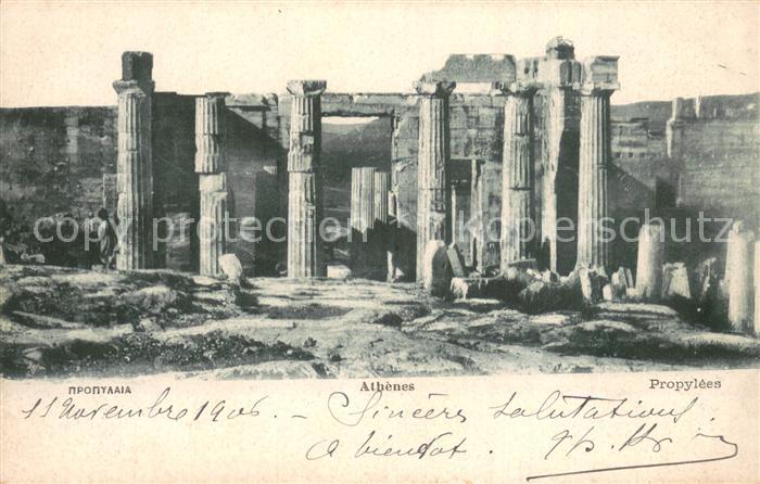 Athenes Athen Propylees