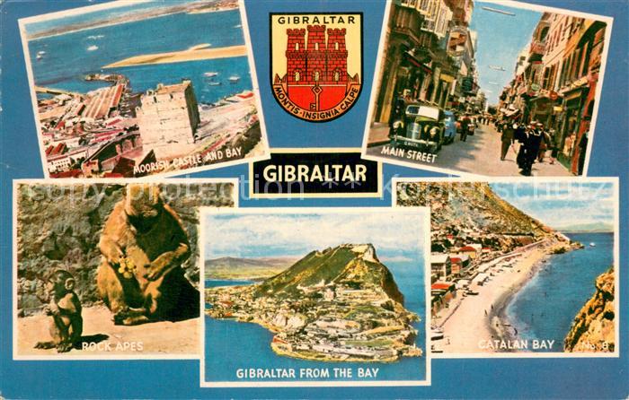 Gibraltar Moorish Castle and Bay Main Street Rock Apes Panorama Catalan Bay