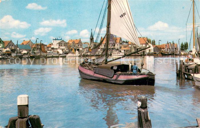 Volendam Panorama Fischerboot