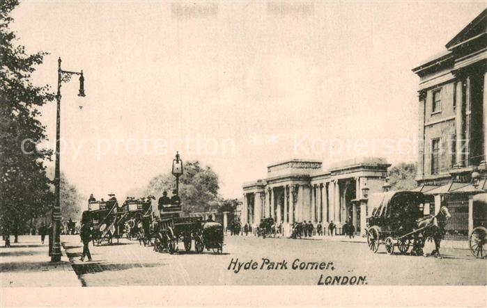 London  UK Hyde Park Corner